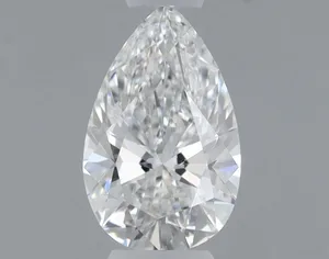 0.43ct PEAR F VVS1 Natural diamond