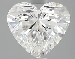 1.08ct HEART D VVS2 Lab diamond