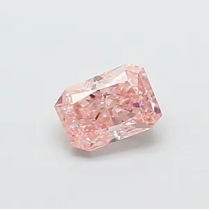 0.46ct RADIANT Fancy Intense Pink VS1 Coloured Lab diamond