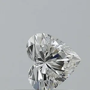 0.51ct HEART F VVS2 Natural diamond