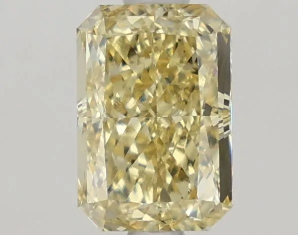 1.24ct RADIANT Fancy Intense Yellow VVS2 Coloured Lab diamond
