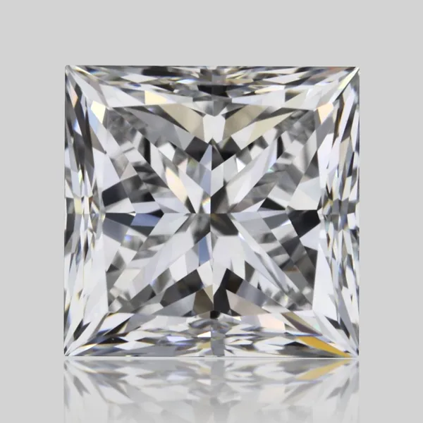 0.9ct PRINCESS E VVS2 Natural diamond