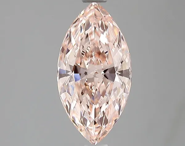 1.56ct MARQUISE Fancy Intense Pink VVS2 Coloured Lab diamond