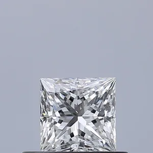 0.41ct PRINCESS E VVS2 Natural diamond