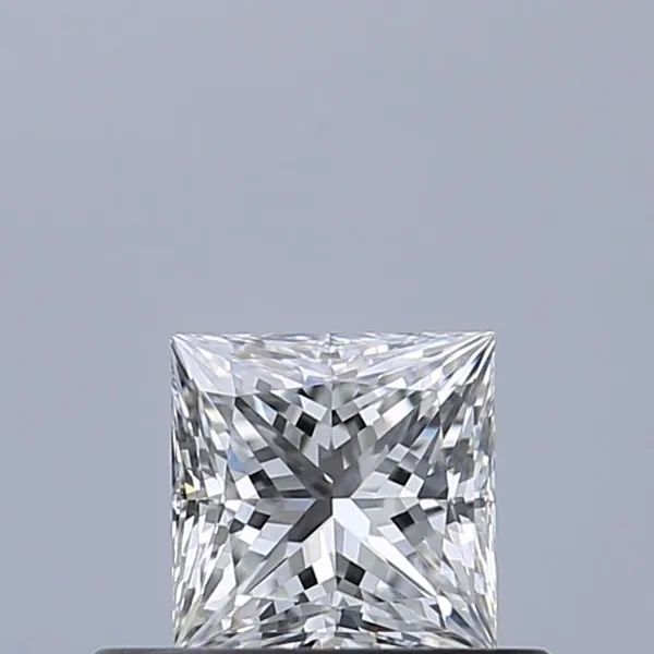 0.41ct PRINCESS E VVS2 Natural diamond