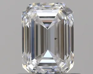 0.7ct EMERALD D SI1 Natural diamond