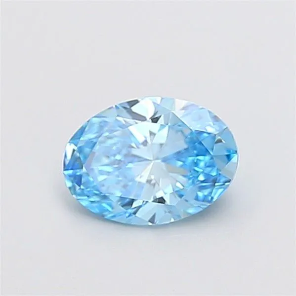 1.01ct OVAL Fancy Vivid Blue VS1 Coloured Lab diamond
