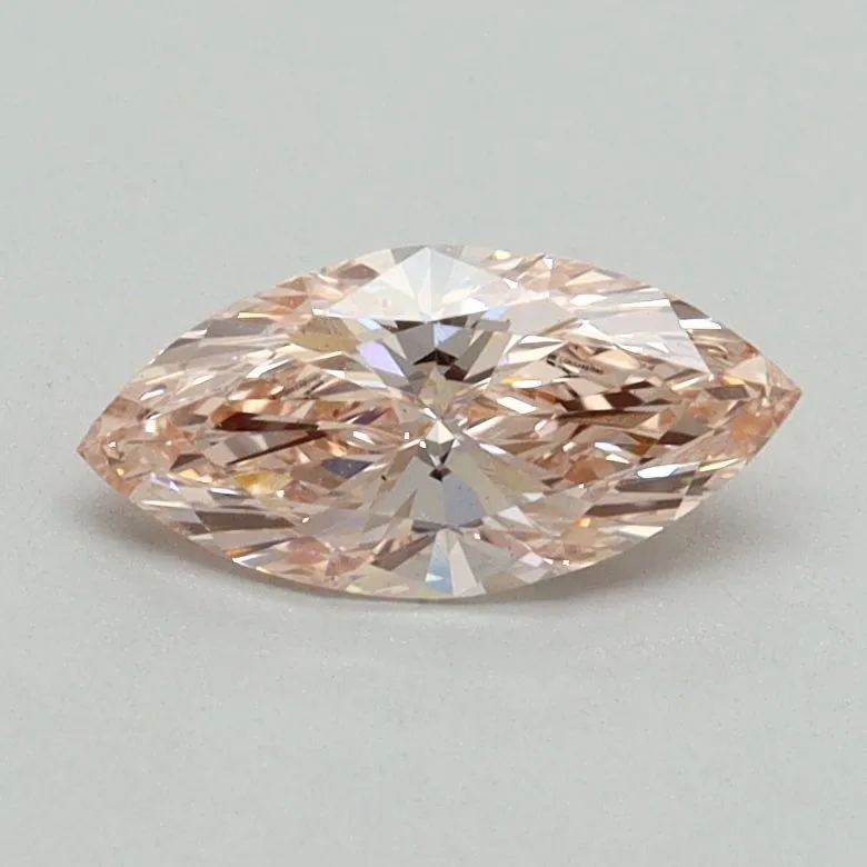 0.56ct MARQUISE Fancy Intense Pink VS2 Coloured Lab diamond