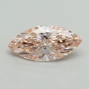 0.56ct MARQUISE Fancy Intense Pink VS2 Coloured Lab diamond