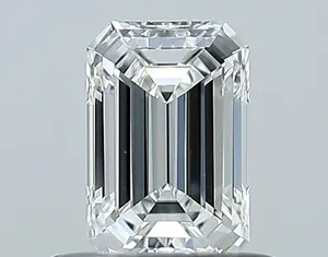 0.5ct EMERALD F VVS1 Natural diamond