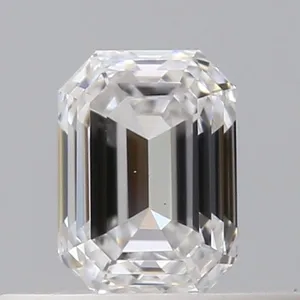 0.32ct EMERALD D VVS2 Natural diamond