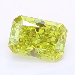 1.09ct RADIANT Fancy Intense Yellow VVS2 Coloured Lab diamond