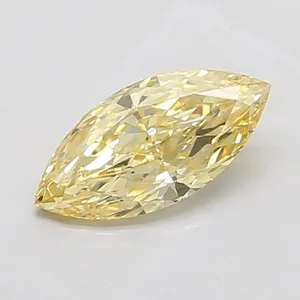1.09ct MARQUISE Fancy Intense Yellow VS1 Coloured Lab diamond