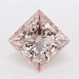 2.03ct PRINCESS Fancy Intense Pink VVS2 Coloured Lab diamond