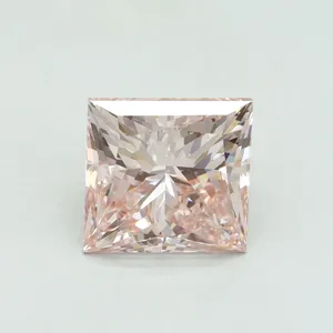 5.01ct PRINCESS Fancy Intense Pink VS2 Coloured Lab diamond