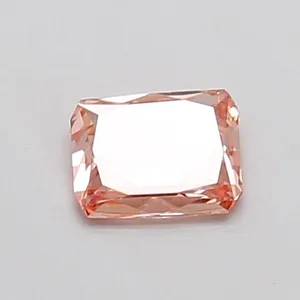 0.3ct RADIANT Fancy Brownish Pink SI1 Coloured Lab diamond