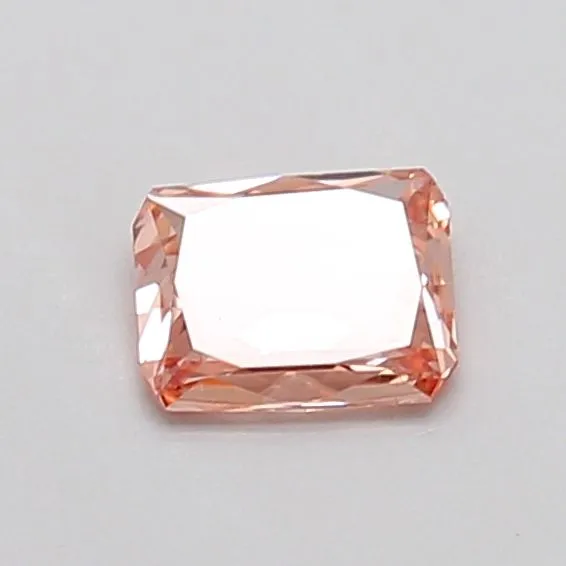 0.3ct RADIANT Fancy Brownish Pink SI1 Coloured Lab diamond