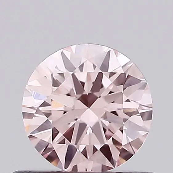 0.57ct ROUND Fancy Intense Pink VVS2 Coloured Lab diamond