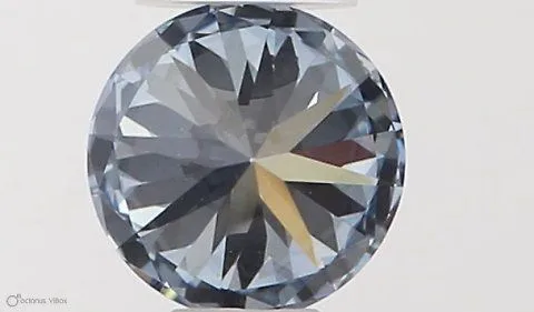 0.31ct ROUND Fancy Intense Blue VVS1 Coloured Lab diamond