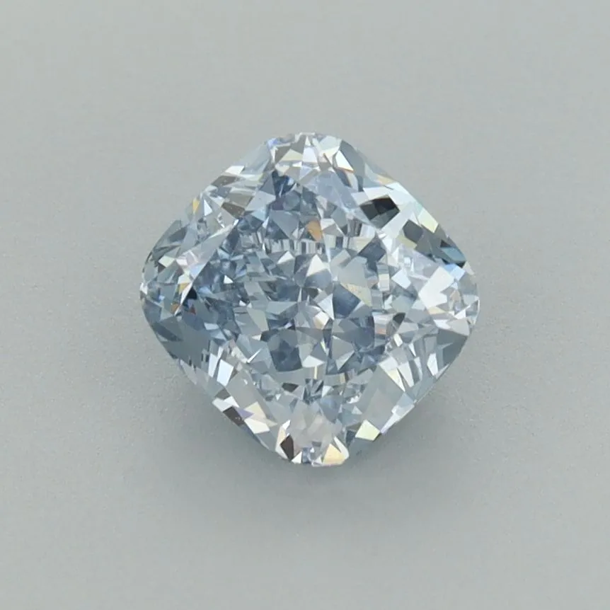 1.04ct CUSHION Fancy Intense Blue VVS2 Coloured Lab diamond
