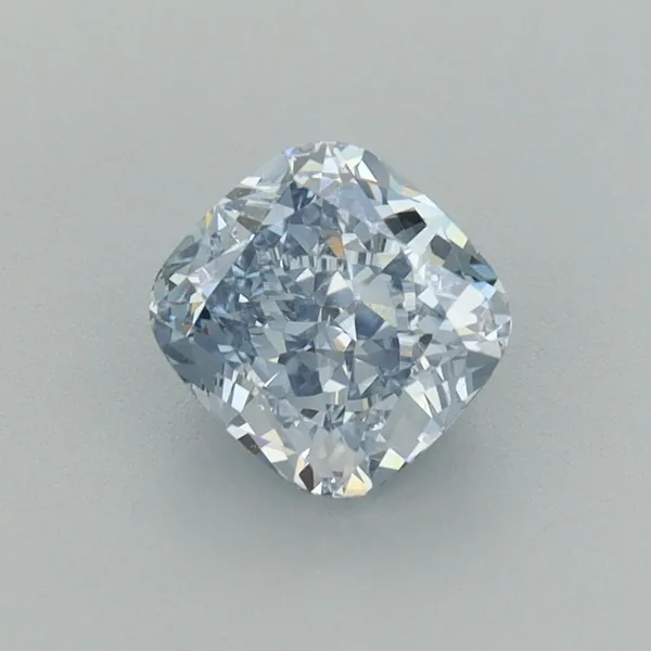 1.04ct CUSHION Fancy Intense Blue VVS2 Coloured Lab diamond