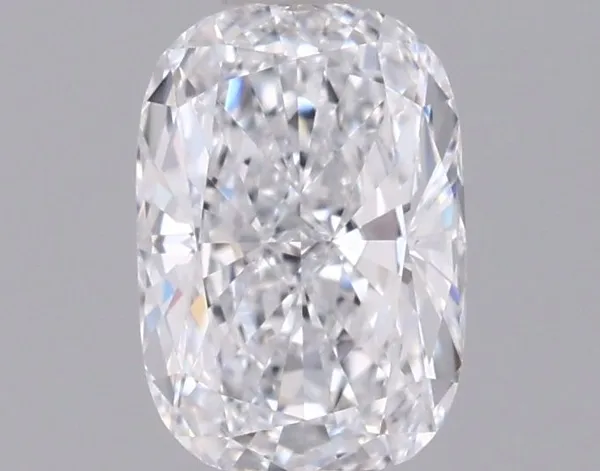 0.9ct CUSHION D VVS2 Lab diamond