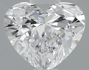 0.52ct HEART D VVS2 Natural diamond