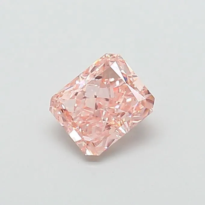 1.49ct RADIANT Fancy Intense Pink VVS2 Coloured Lab diamond