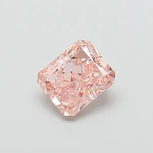 1.49ct RADIANT Fancy Intense Pink VVS2 Coloured Lab diamond