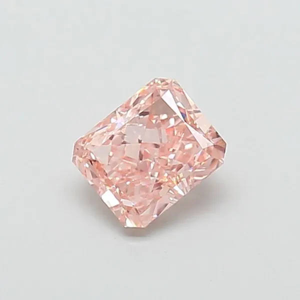 1.49ct RADIANT Fancy Intense Pink VVS2 Coloured Lab diamond
