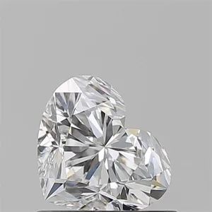 0.71ct HEART E VVS2 Natural diamond