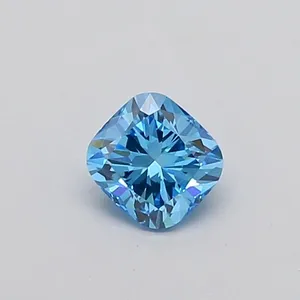 0.91ct CUSHION Fancy Vivid Blue VS1 Coloured Lab diamond