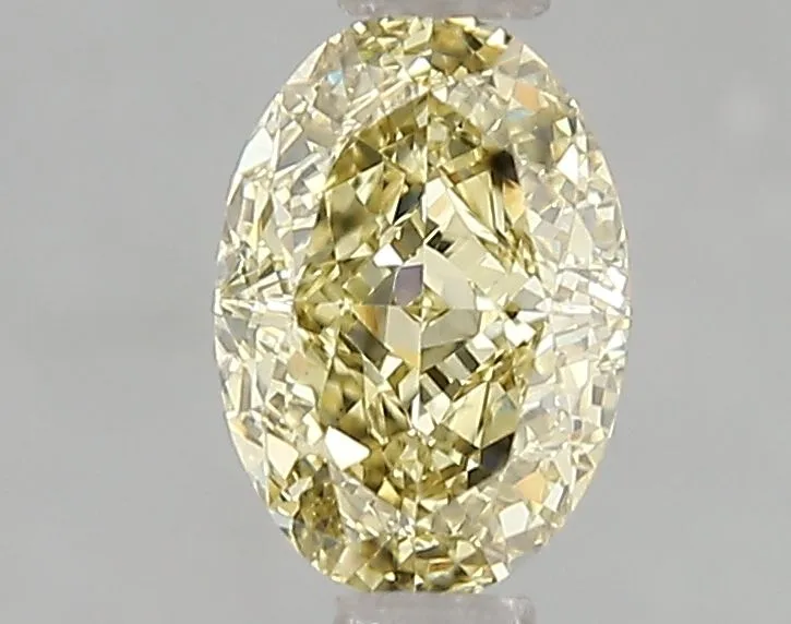 1.05ct OVAL Fancy Intense Yellow VS2 Coloured Lab diamond