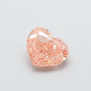 1.05ct HEART Fancy Intense Pink VS2 Coloured Lab diamond
