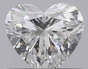 0.46ct HEART F VS1 Natural diamond