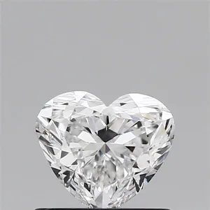 0.71ct HEART E VVS2 Natural diamond