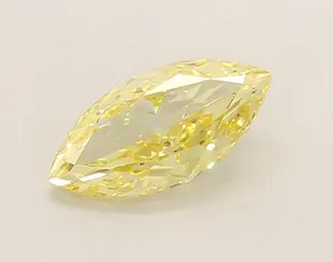 1.05ct MARQUISE Fancy Yellow VS1 Coloured Lab diamond