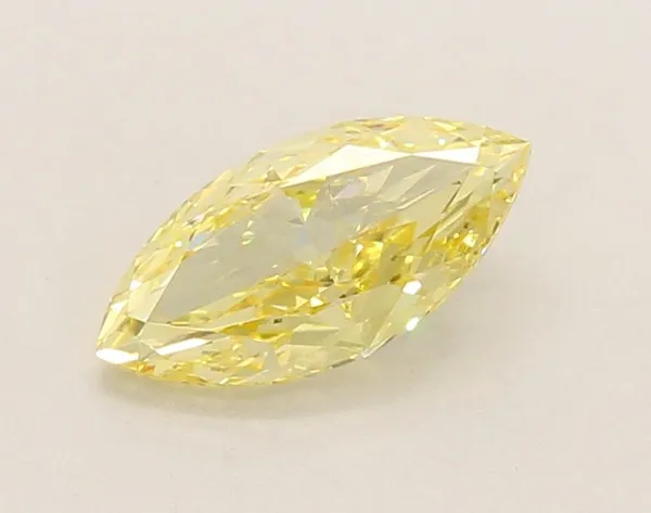 1.05ct MARQUISE Fancy Yellow VS1 Coloured Lab diamond