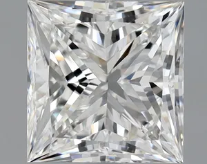 0.9ct PRINCESS F VVS2 Natural diamond