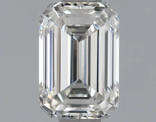 0.73ct EMERALD F VS1 Lab diamond