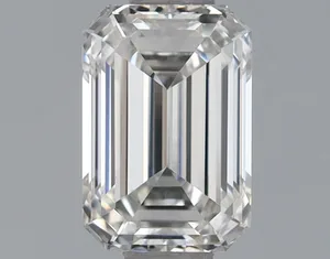 0.73ct EMERALD F VS1 Lab diamond