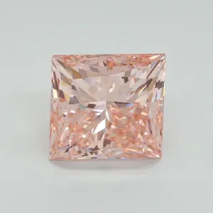 4.5ct PRINCESS Fancy Intense Pink VS2 Coloured Lab diamond