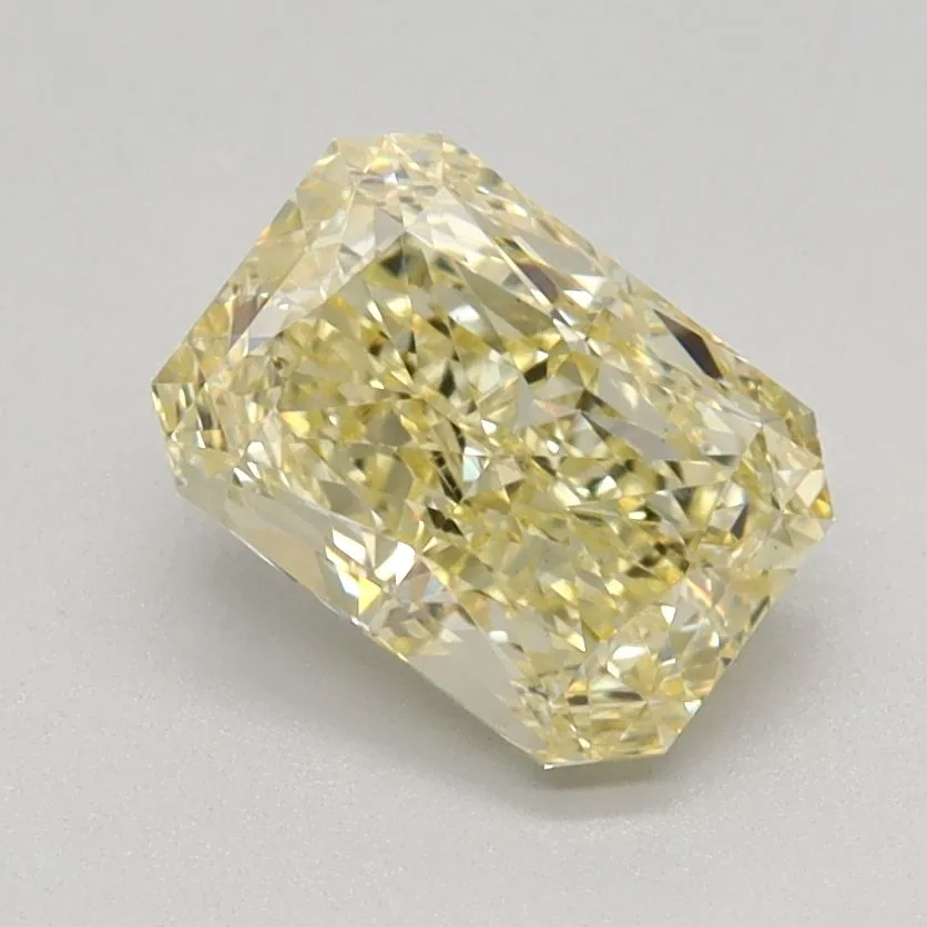1.10ct RADIANT Fancy Intense Yellow VS1 Coloured Lab diamond