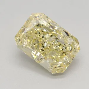 1.1ct RADIANT Fancy Intense Yellow VS1 Coloured Lab diamond