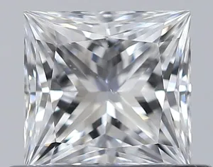 0.46ct PRINCESS D VS2 Natural diamond