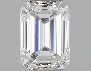 0.3ct EMERALD F VS2 Natural diamond