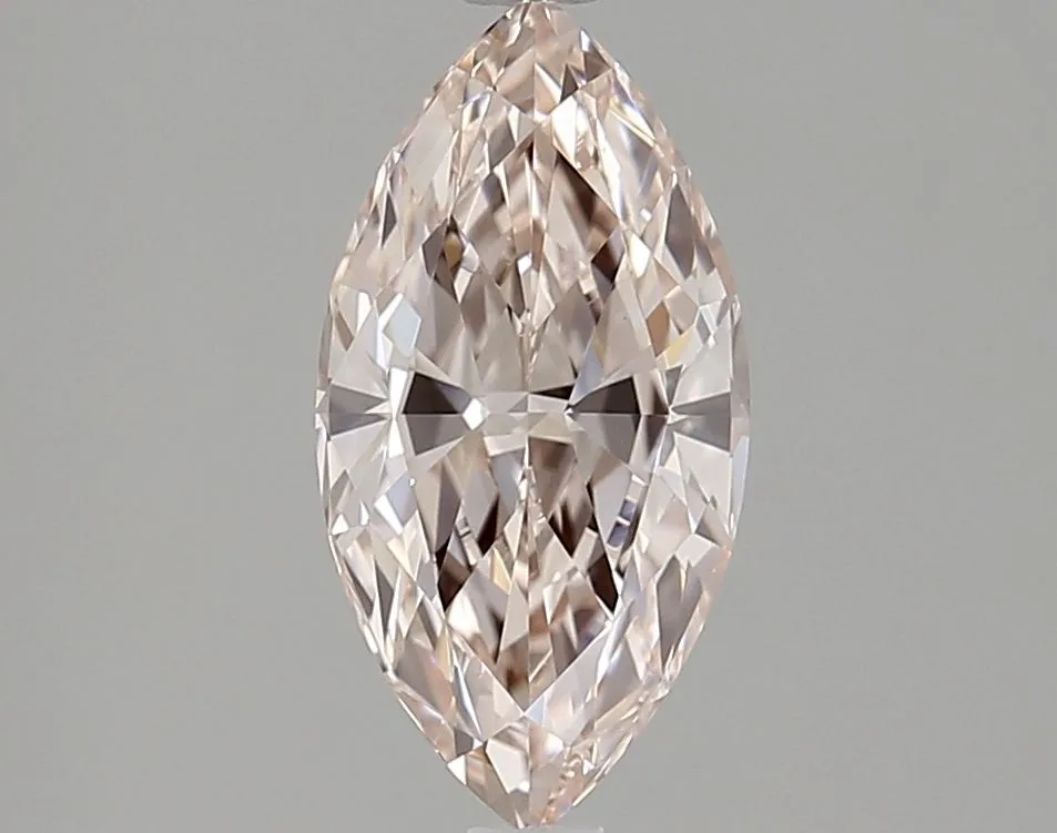 1.58ct MARQUISE Fancy Intense Pink VVS2 Coloured Lab diamond