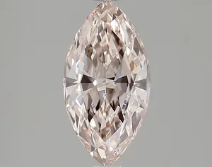 1.58ct MARQUISE Fancy Intense Pink VVS2 Coloured Lab diamond