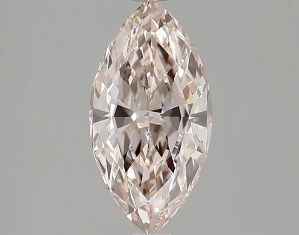1.58ct MARQUISE Fancy Intense Pink VVS2 Coloured Lab diamond