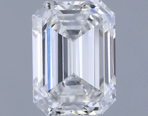 0.5ct EMERALD F VS1 Natural diamond
